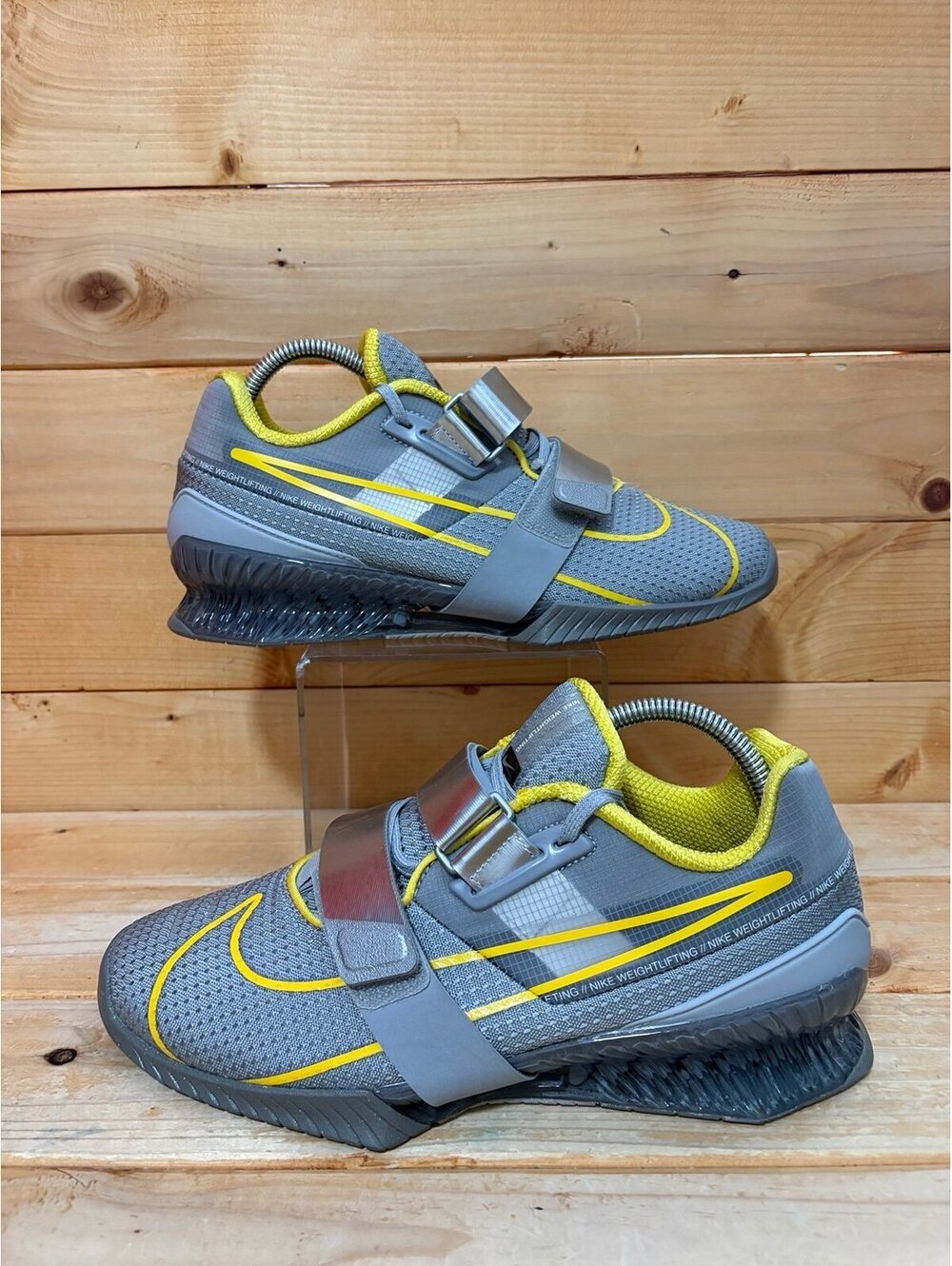 New Nike Romaleos 4 Wolf Grey CD3463-002 Weightlifting Shoes Men’s size 9